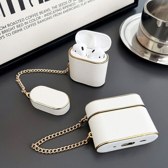 For AirPods 2 / 1 Cylindrical Ball Texture Bluetooth Earphone Protective Case(Yellow)