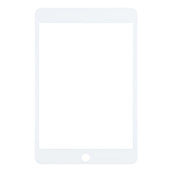For iPad mini 4 Front Screen Outer Glass Lens with OCA Optically Clear Adhesive(White)