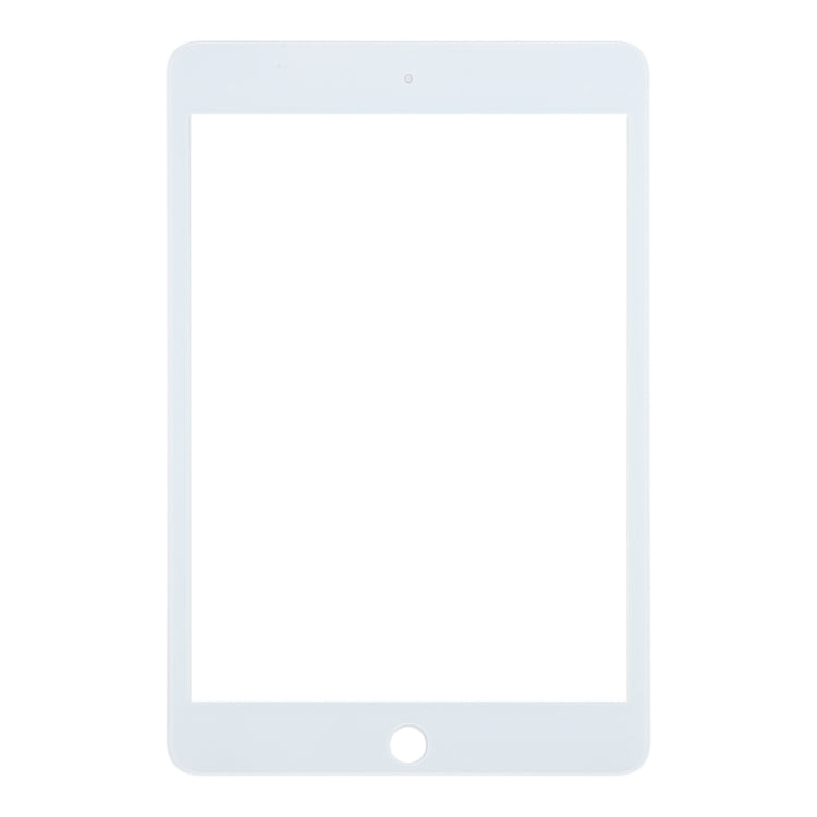 For iPad mini 5 Front Screen Outer Glass Lens with OCA Optically Clear Adhesive(White)