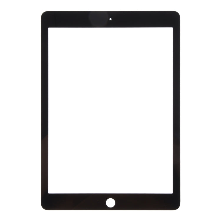 For iPad 6 / Air 2 Front Screen Outer Glass Lens with OCA Optically Clear Adhesive(Black)