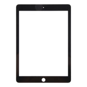 For iPad 6 / Air 2 Front Screen Outer Glass Lens with OCA Optically Clear Adhesive(Black)