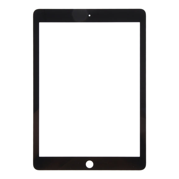For iPad 6 / Air 2 Front Screen Outer Glass Lens with OCA Optically Clear Adhesive(Black)