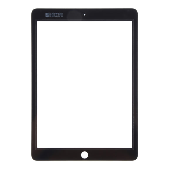 For iPad 6 / Air 2 Front Screen Outer Glass Lens with OCA Optically Clear Adhesive(Black)