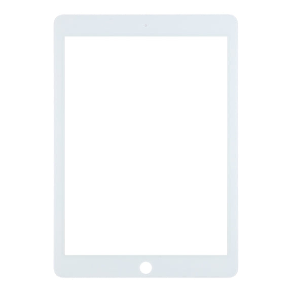 For iPad 6 / Air 2 Front Screen Outer Glass Lens with OCA Optically Clear Adhesive(White)