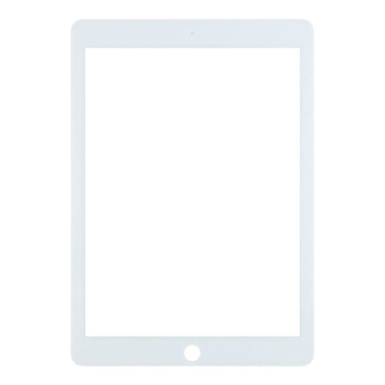 For iPad 6 / Air 2 Front Screen Outer Glass Lens with OCA Optically Clear Adhesive(White)