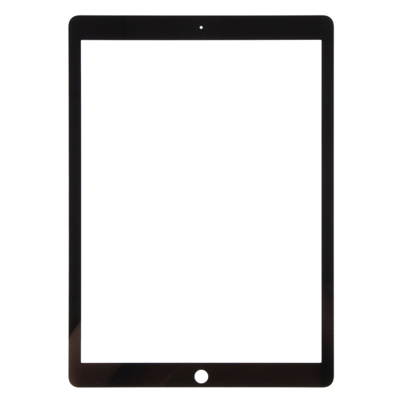 For iPad Pro 12.9 2015 Front Screen Outer Glass Lens with OCA Optically Clear Adhesive(Black)