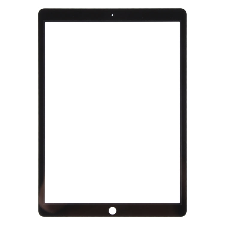 For iPad Pro 12.9 2015 Front Screen Outer Glass Lens with OCA Optically Clear Adhesive(Black)