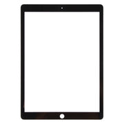 For iPad Pro 12.9 2017 Front Screen Outer Glass Lens with OCA Optically Clear Adhesive(Black)