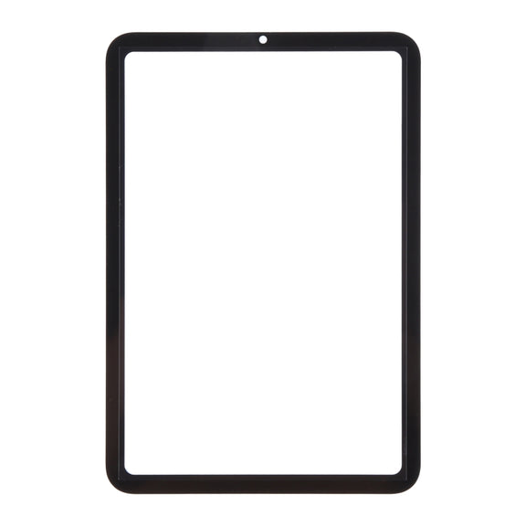 For iPad mini 6 Front Screen Outer Glass Lens with OCA Optically Clear Adhesive(Black)