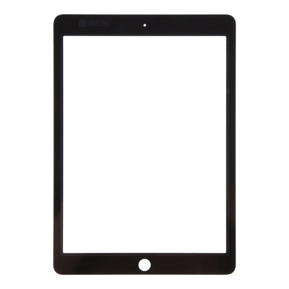 For iPad Pro 9.7 Front Screen Outer Glass Lens with OCA Optically Clear Adhesive(Black)