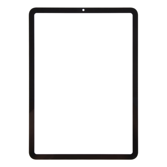 For iPad Air 5 Front Screen Outer Glass Lens with OCA Optically Clear Adhesive(Black)