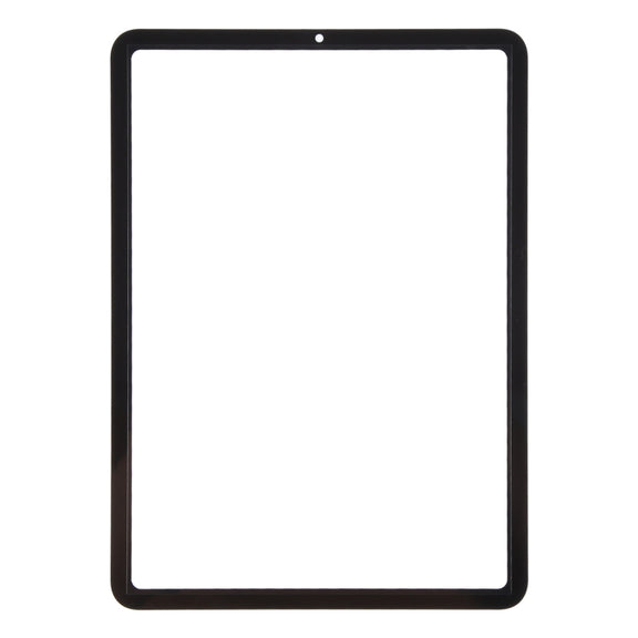 For iPad Air 5 Front Screen Outer Glass Lens with OCA Optically Clear Adhesive(Black)