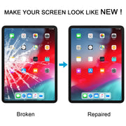 For iPad Pro 11 2018 2020 Front Screen Outer Glass Lens with OCA Optically Clear Adhesive(Black)