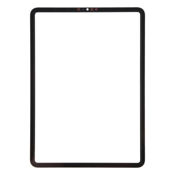 For iPad Pro 11 2021 2022 Front Screen Outer Glass Lens with OCA Optically Clear Adhesive(Black)