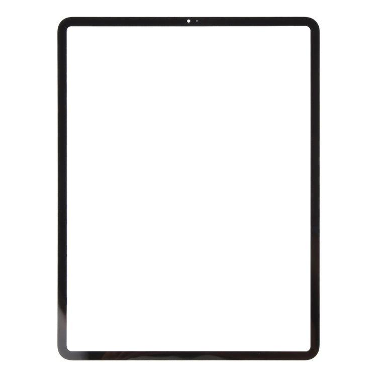 For iPad Pro 12.9 2018 2020 Front Screen Outer Glass Lens with OCA Optically Clear Adhesive(Black)