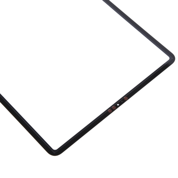 For iPad Pro 12.9 2018 2020 Front Screen Outer Glass Lens with OCA Optically Clear Adhesive(Black)