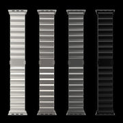 22mm One-Bead Magnetic Buckle Titanium Metal Watch Band(Black)