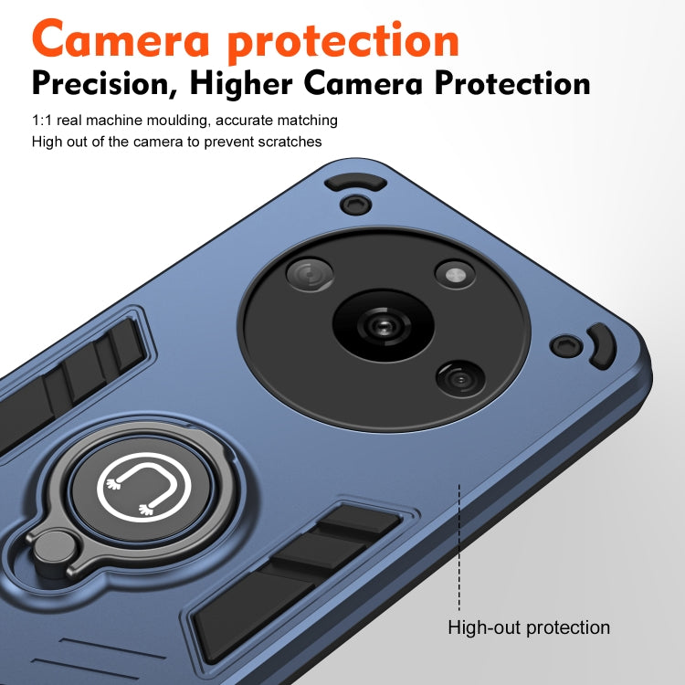 For Realme Narzo 60 5G Ring Holder Phone Case(Royal Blue)