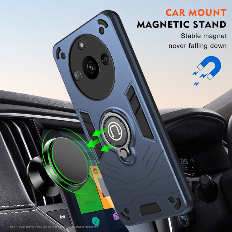 For Realme Narzo 60 5G Ring Holder Phone Case(Royal Blue)