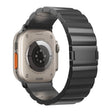 For Apple Watch Series 10 42mm One-Bead Magnetic Buckle Titanium Metal Watch Band(Black) - free shipping - PMc TechLife - Order now!