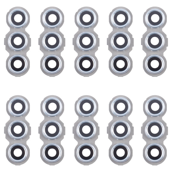 For Samsung Galaxy C55 SM-C556 10pcs Original Rear Camera Lens Cover(Silver)
