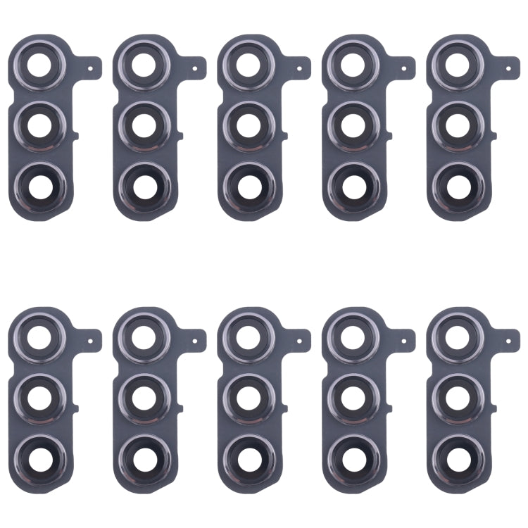 For Samsung Galaxy S24+ SM-S926B 10pcs Original Rear Camera Lens Cover(Silver)
