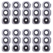 For Samsung Galaxy A54 SM-A546B 10pcs Original Rear Camera Lens Cover(Silver)
