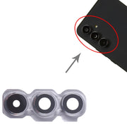 For Samsung Galaxy A54 SM-A546B 10pcs Original Rear Camera Lens Cover(Silver)