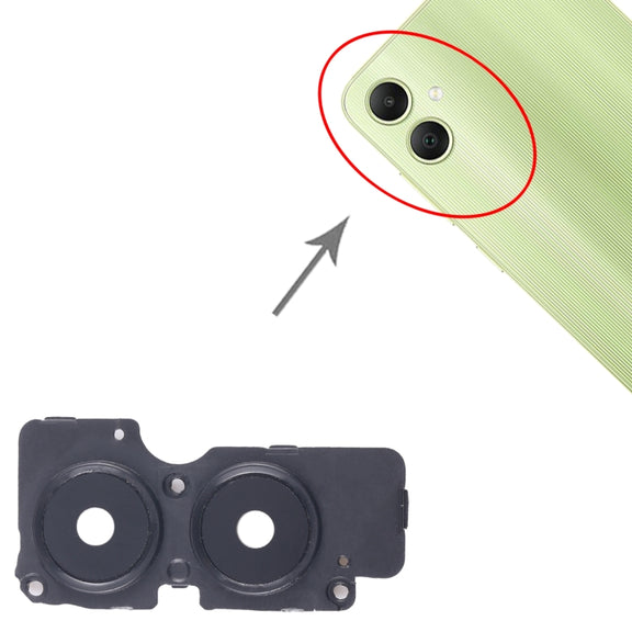 For Samsung Galaxy A05 SM-A055F 10pcs Original Rear Camera Lens Cover(Black)