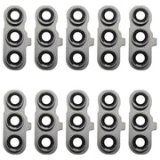 For Samsung Galaxy S23 FE SM-S711B 10pcs Original Rear Camera Lens Cover(Black)