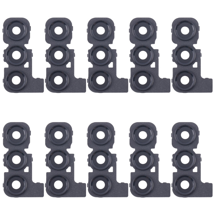 For Samsung Galaxy A24 4G SM-A245F 10pcs Original Rear Camera Lens Cover(Black)