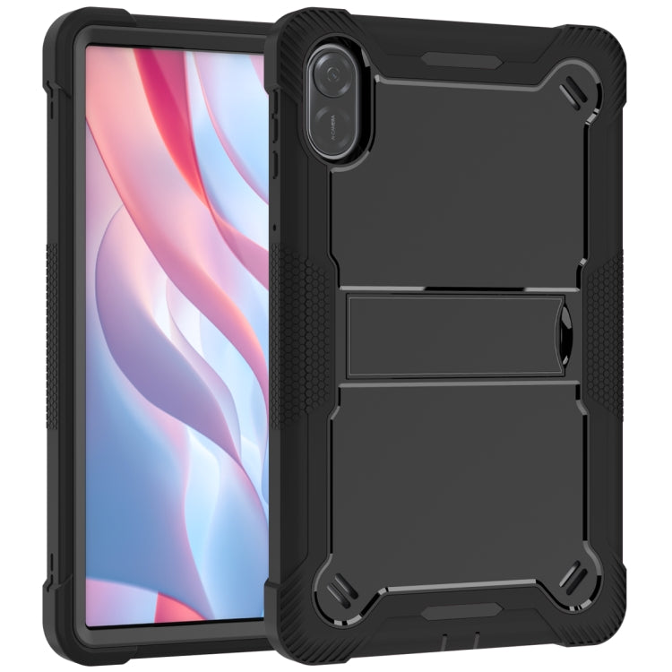 For Honor Pad X9 / X8 Pro Shockproof Silicone Hybrid PC Tablet Case with Holder(Black)
