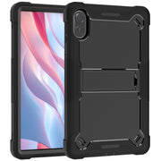 For Honor Pad X9 / X8 Pro Shockproof Silicone Hybrid PC Tablet Case with Holder(Black)