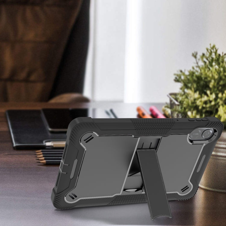 For Honor Pad X9 / X8 Pro Shockproof Silicone Hybrid PC Tablet Case with Holder(Black)