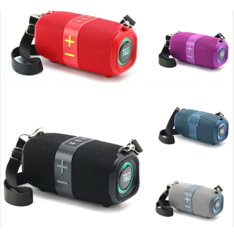 T&G TG667 Outdoor Portable TWS Wireless Bluetooth Speaker(Blue)