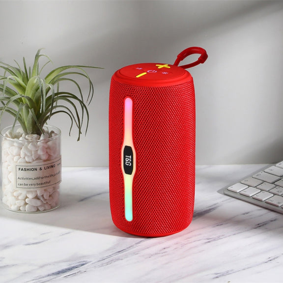 T&G TG675 Music Pulse Wireless Bluetooth Speaker with LED Light(Orange)