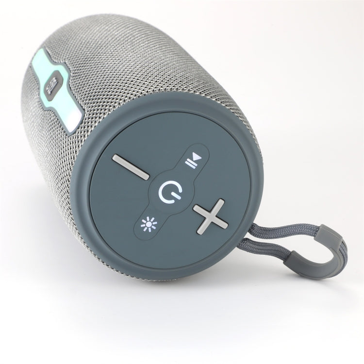 T&G TG675 Music Pulse Wireless Bluetooth Speaker with LED Light(Grey)