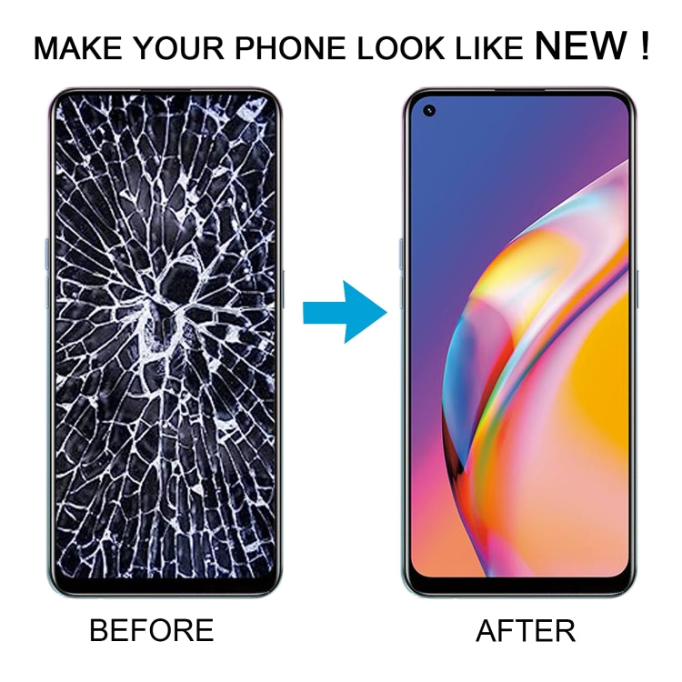 For OPPO Reno5 Lite OLED LCD Screen Digitizer Full Assembly with Frame