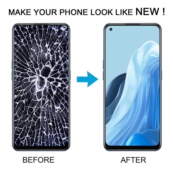 For OPPO Reno7 5G OLED LCD Screen Digitizer Full Assembly with Frame