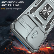 For Motorola Moto G Play 5G 2024 Armor PC + TPU Camera Shield Phone Case(Grey)