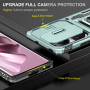 For OPPO Reno10 Global Armor PC + TPU Camera Shield Phone Case(Alpine Green)