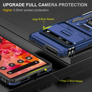 For Google Pixel 9/9 Pro Armor PC + TPU Camera Shield Phone Case(Navy Blue)