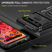 For Google Pixel 9/9 Pro Armor PC + TPU Camera Shield Phone Case(Black)