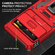 For Google Pixel 9/9 Pro Armor PC + TPU Camera Shield Phone Case(Red)