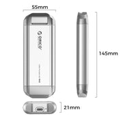 ORICO R40-2T 2TB 40Gbps Racing Car-Inspired Portable SSD Enclosure(Silver)
