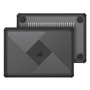 For MacBook Air 13.3 2020 / 2018 DUX DUCIS LCGH Laptop Frosted Protective Case(Black)