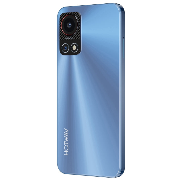 HOTWAV Note 13, 4GB+128GB, Side Fingerprint Identification, 6.6 inch Android 13 T606 Octa Core up to 1.6GHz, Network: 4G, NFC, OTG(Blue)