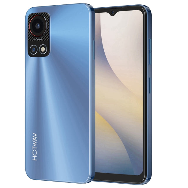 HOTWAV Note 13, 4GB+128GB, Side Fingerprint Identification, 6.6 inch Android 13 T606 Octa Core up to 1.6GHz, Network: 4G, NFC, OTG(Blue)