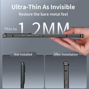 For Motorola Edge 50 Ultra Frosted Metal MagSafe Magnetic Phone Case(Black)