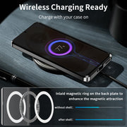 For Motorola Edge 50 Ultra Frosted Metal MagSafe Magnetic Phone Case(Black)